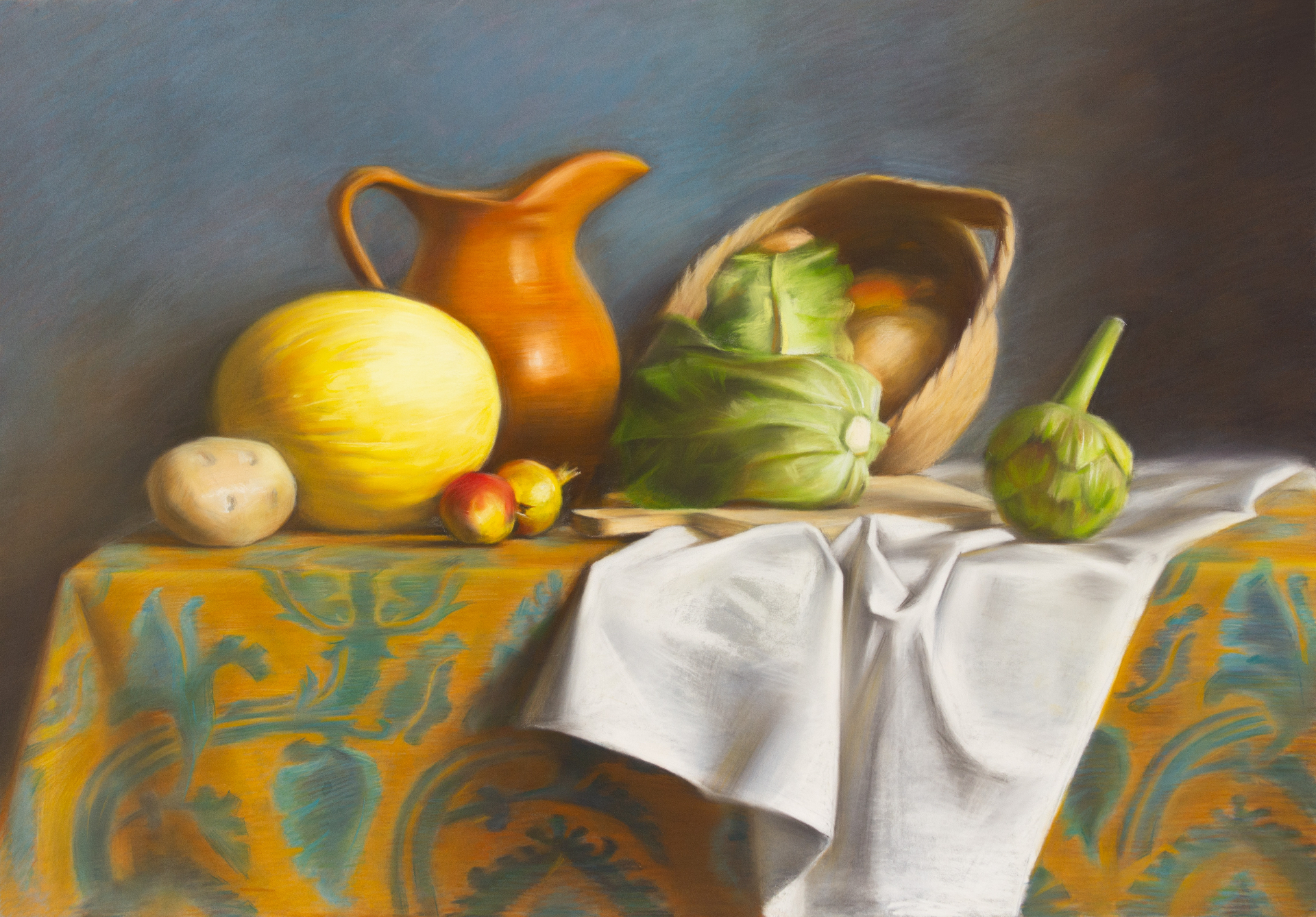 Still life with artichoke